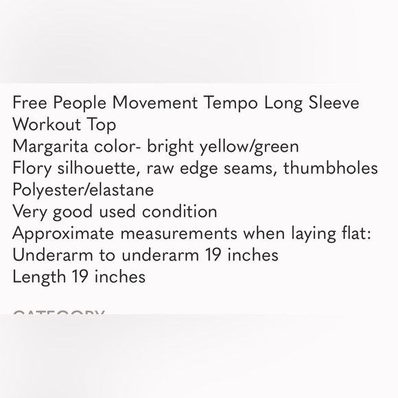 Free People Movement Tempo SMALL NWOT - Picture 8 of 8